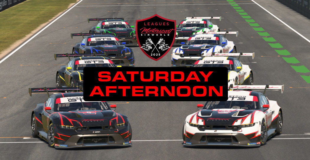 GT3 League (Saturday 2:00-3:20)