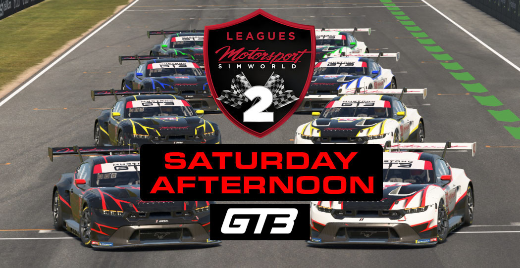 Season 2 GT3 League (Saturday 2:00-3:20)